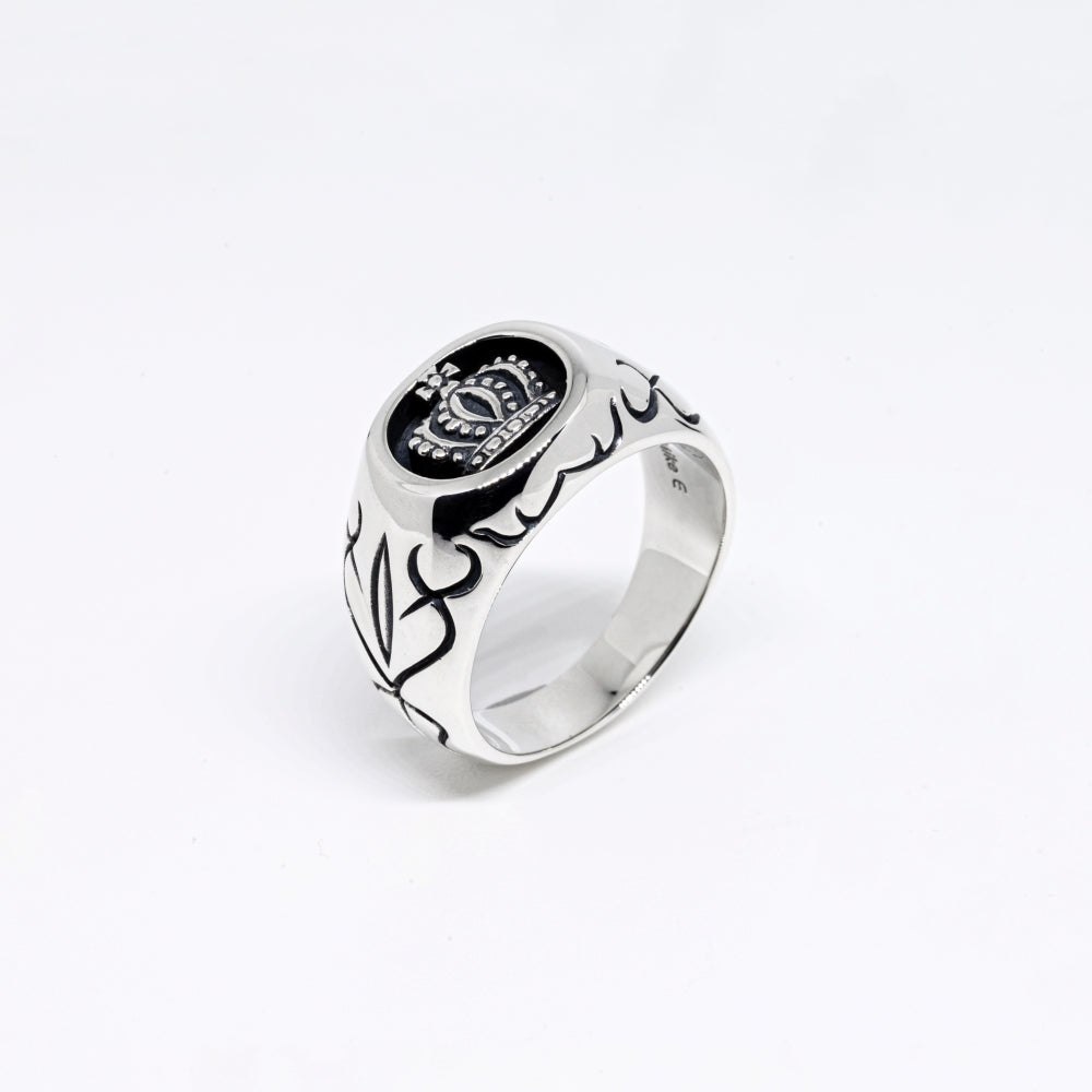 Crown Silver ring