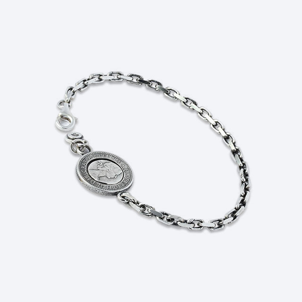 6pence Coin bracelet