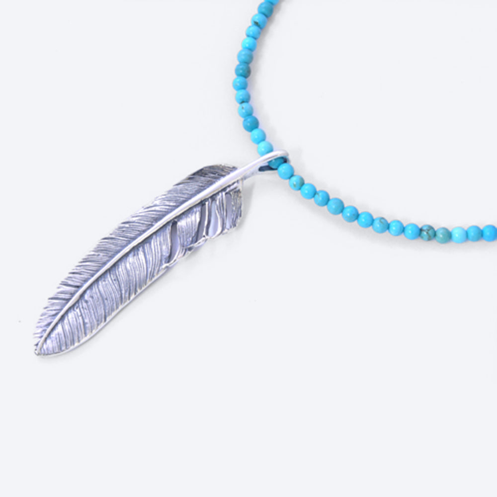 Feather pendant L